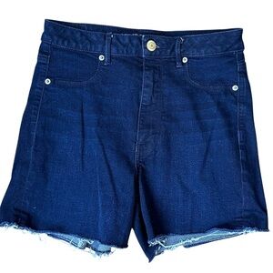 Women’s American Eagle Raw Hem Super Stretch Denim Jean Shorts Size 10